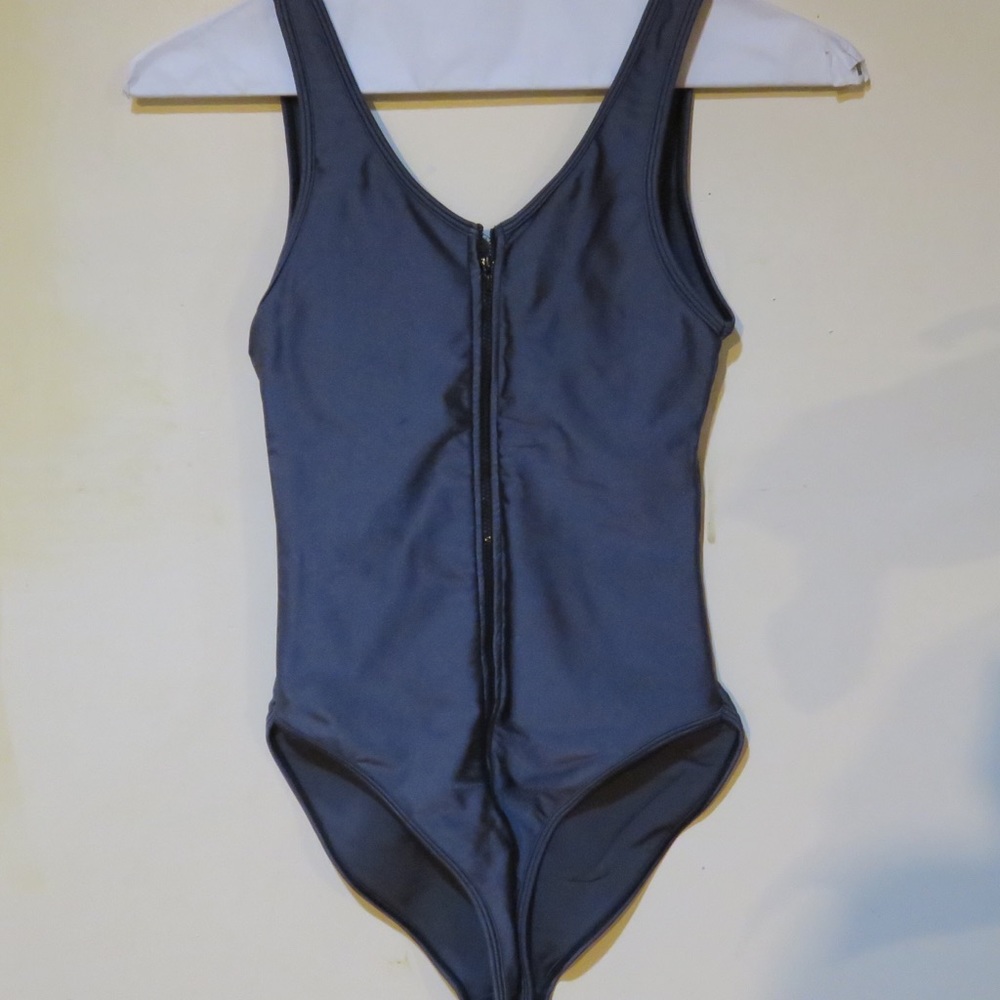 Gray American Apparel Bodysuit